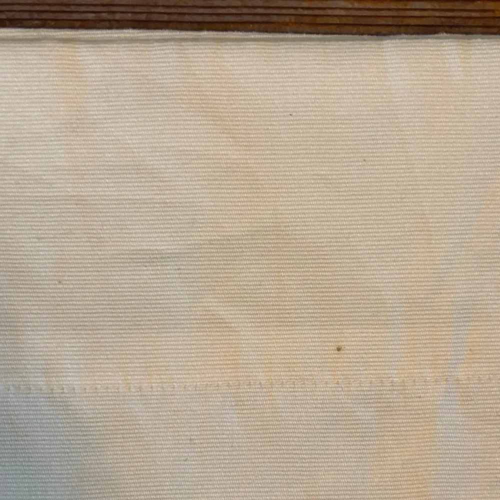 Pottery Barn 2 Cream Cotton Curtain Panels 107”
